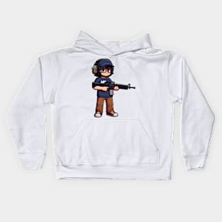 Tactical Man Kids Hoodie